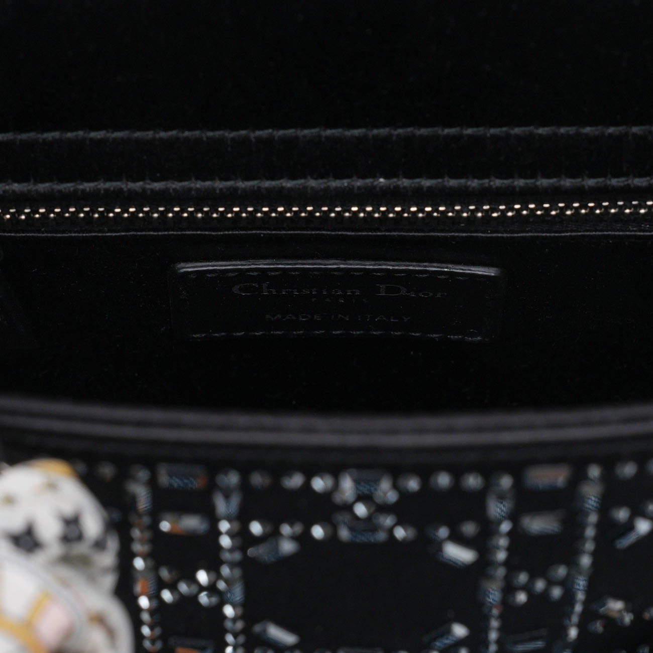 CHRISTIAN DIOR(USED)크리스찬 디올 시즌 새틴 레이디 백 미니